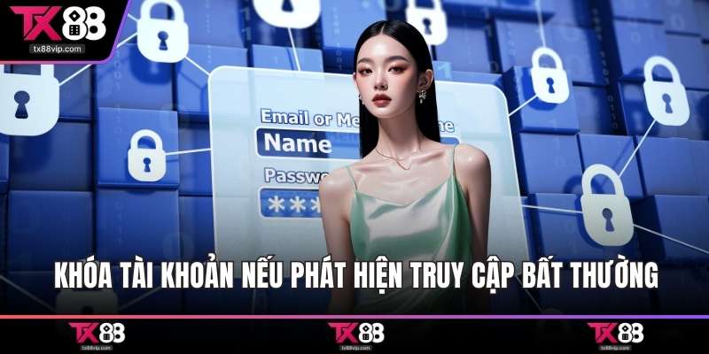 Khóa tài khoản nếu phát hiện truy cập bất thường